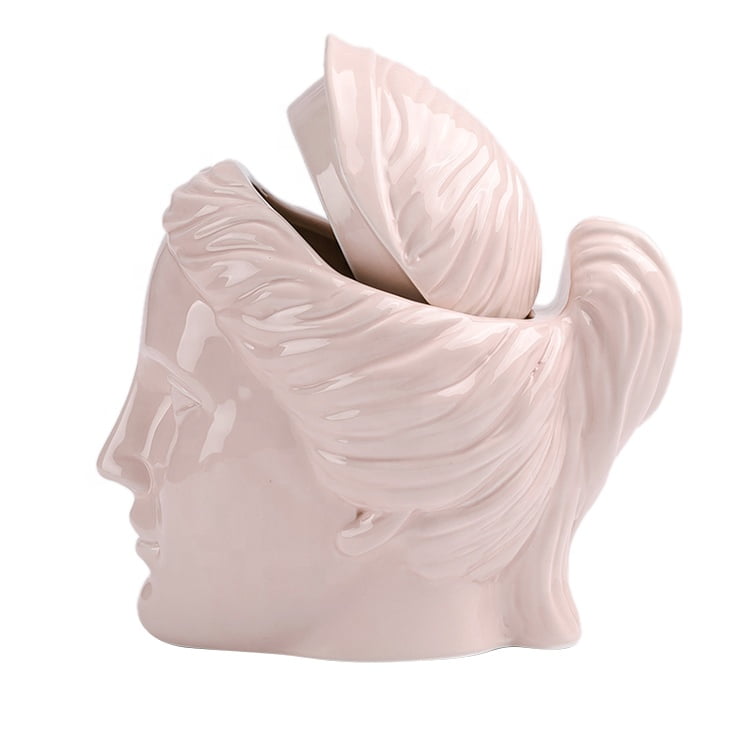 Handmade venus head cookie ceramic jar - photo 1