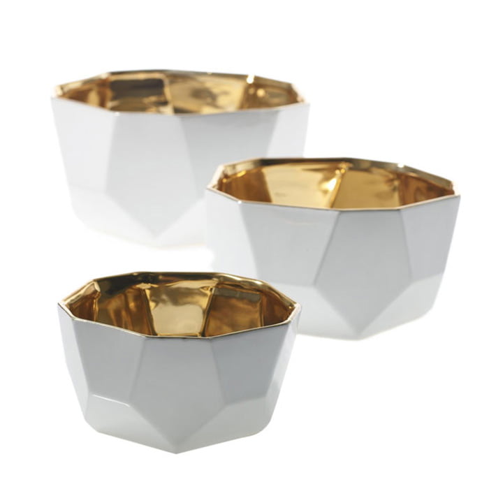 Diamond design ceramic candle container - photo 1