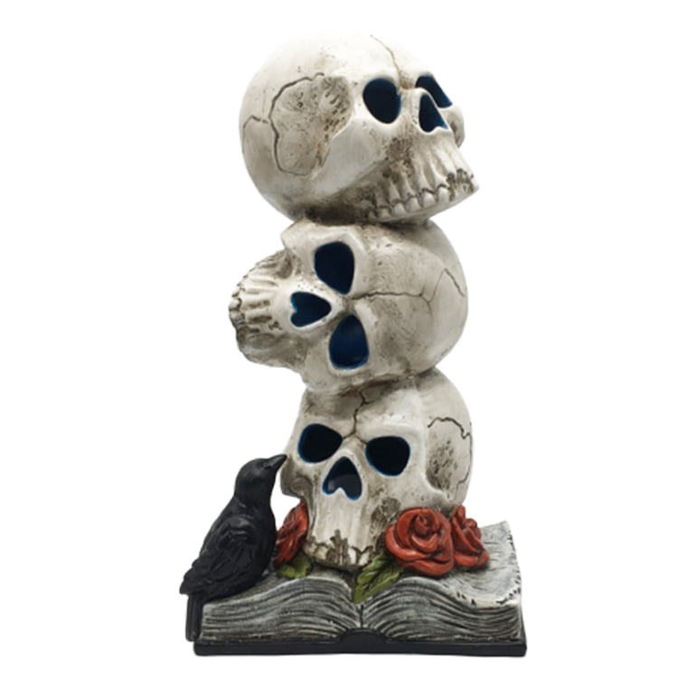 Ceramic halloween decoration with led light